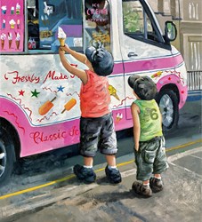 Sweet Memories by Keith Proctor - Embellished Canvas on Board sized 15x17 inches. Available from Whitewall Galleries